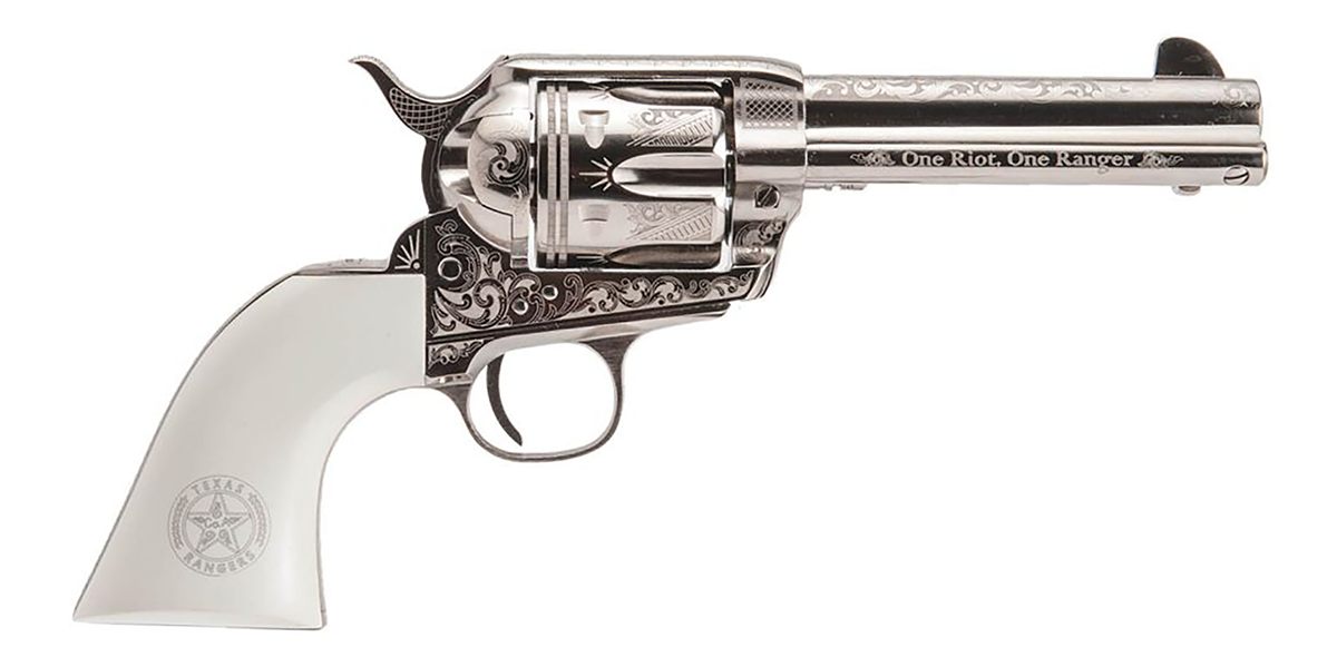 Cimarron Fac PP410LNTXR Frontier Texas Ranger 45 Colt (LC) 6 Shot, 4.75in E