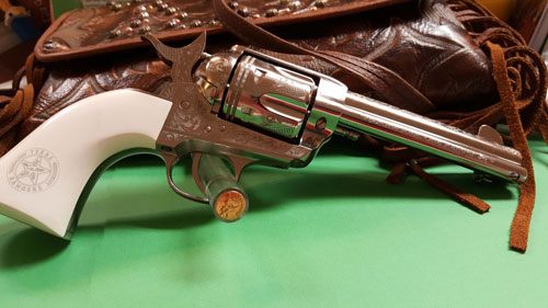 Cimarron Fac PP410LNTXR Frontier Texas Ranger 45 Colt (LC) 6 Shot, 4.75in E view 2