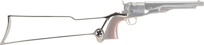 CIMARRON REVOLVER SHOULDER STOCK 1860/1851/1861 STEEL