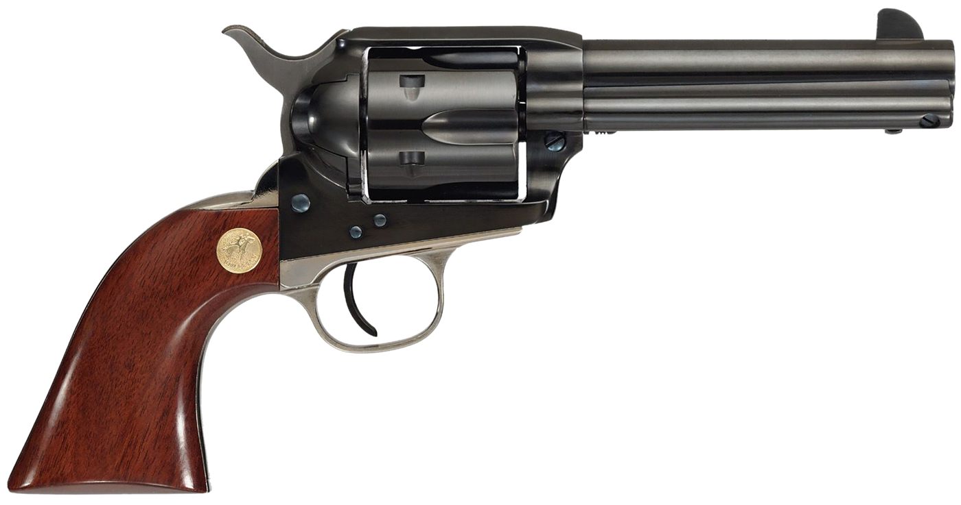 Cimarron Fac MP410B1401 Pistoleer 45 Colt (Long 6 Shot 4.75in Blued Stainle