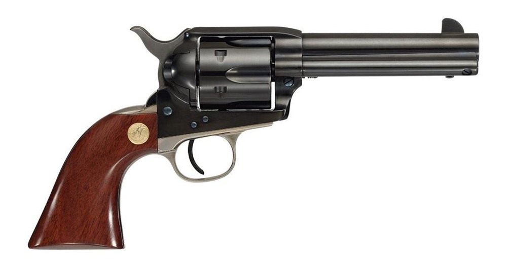 Cimarron Fac Pistoleer Handgun .45 Colt 6rd Capacity 4.75in Blued with Waln