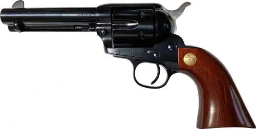 Cimarron Fac Pistoleer Handgun .45 Colt 6rd Capacity 4.75in Blued with Waln view 3