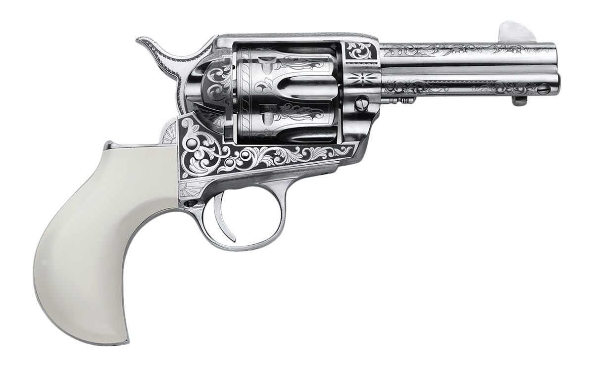 Cimarron Firearms PP346HUCKENG Huckleberry 45 Colt (LC) 6 Shot, 3.50in Nick