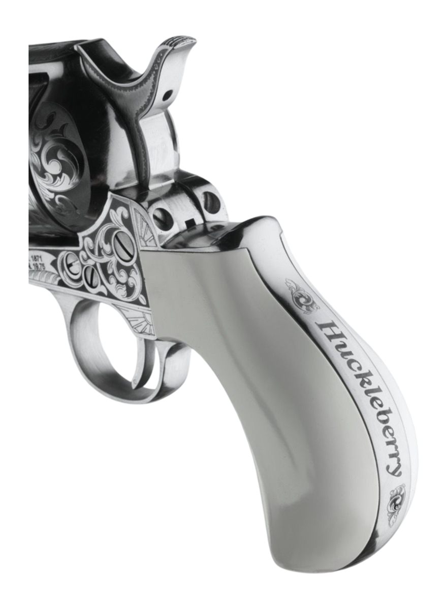Cimarron Firearms PP346HUCKENG Huckleberry 45 Colt (LC) 6 Shot, 3.50in Nick view 2