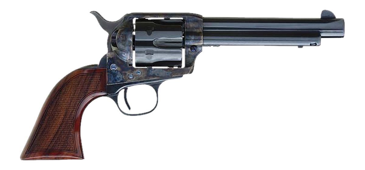 Cimarron AR401 Arizona Ranger 357 Mag 6 5.50in Blue w/Engraved Steel Barrel