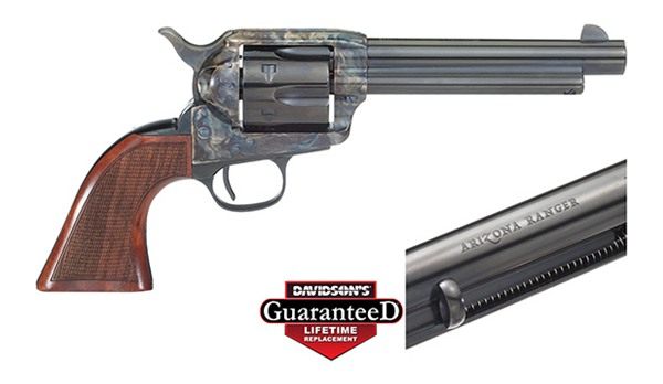 Cimarron AR401 Arizona Ranger 357 Mag 6 5.50in Blue w/Engraved Steel Barrel view 2