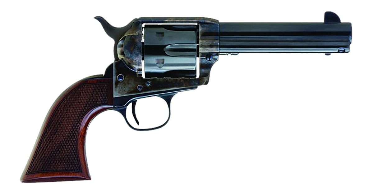 Cimarron F.A AR410 Arizona Ranger 45 Colt (LC) 6 Shot, 4.75in Blue w/Engrav