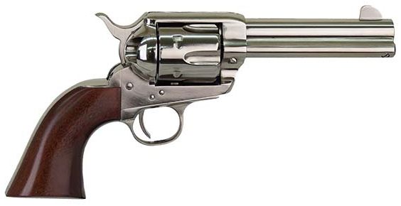 Cimarron Pistolero 9MM FS 4.75in Nickel/Walnut