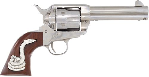 Cimarron MAN W/NO Name 357 MAG Frontier 4.75in Silver Snake view 2