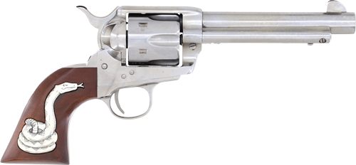 Cimarron MAN W/NO Name 357 MAG Frontier 5.5in Silver Snake