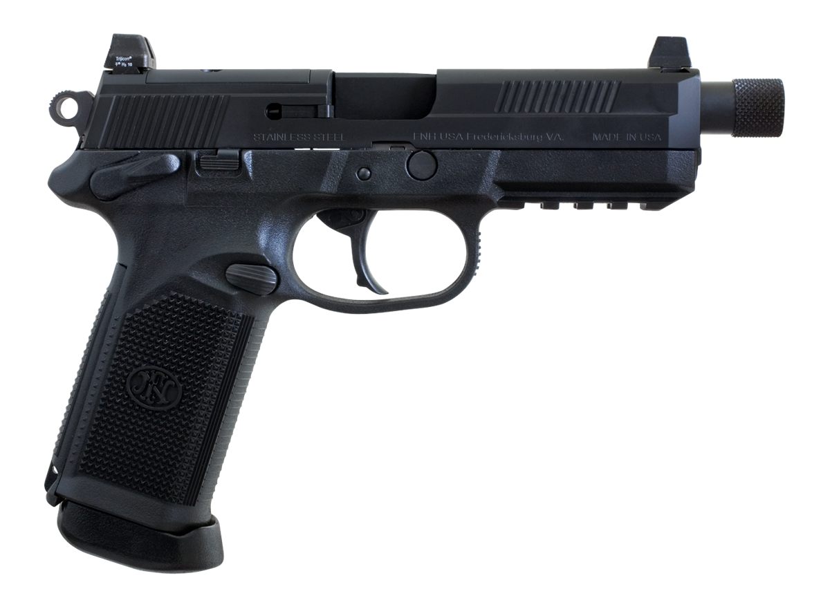 FN America 66981 Tactical 45 ACP 5.30in Threaded Barrel 10+1 Matte Black Ma