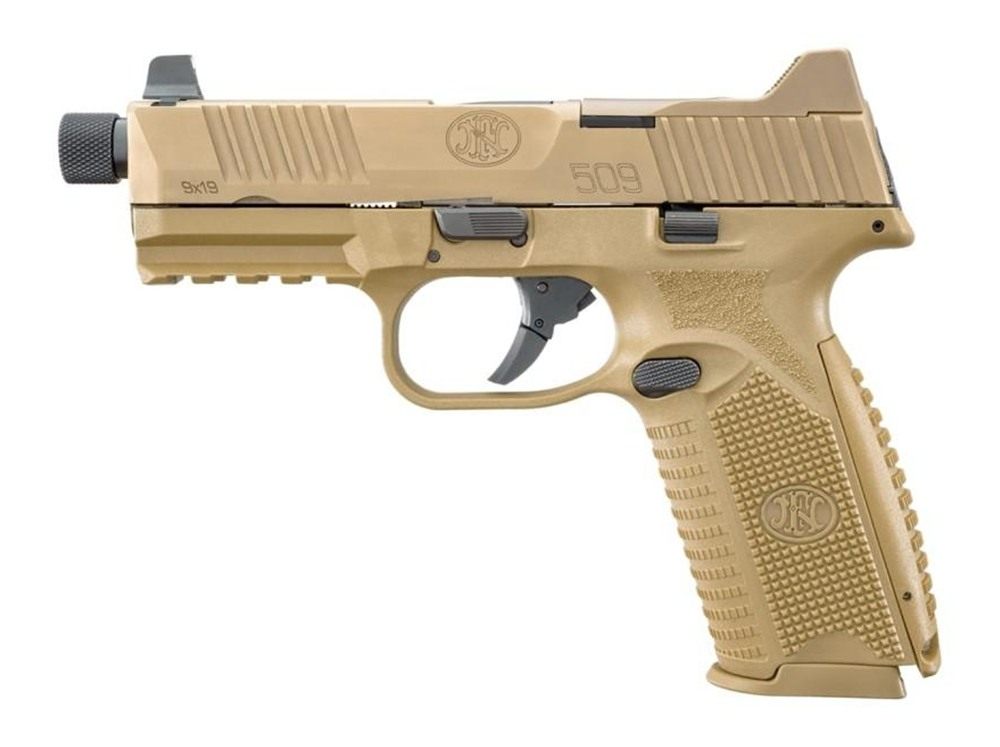 FN America 66100383 509T 9mm Luger 10+1 4.50in Black Steel Threaded Barrel view 2