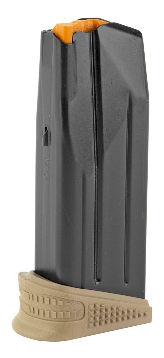 FN America 20100376 509 Compact 12rd Extended Floorplate 9mm Luger Black/Fl