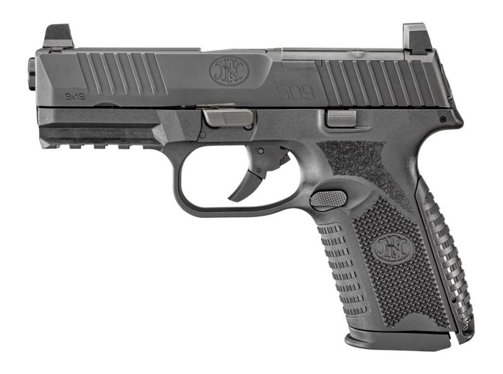 FN America 66100587 509M MRD Mid-Size 9mm Luger 15+1 4in Black Recessed Cro view 2