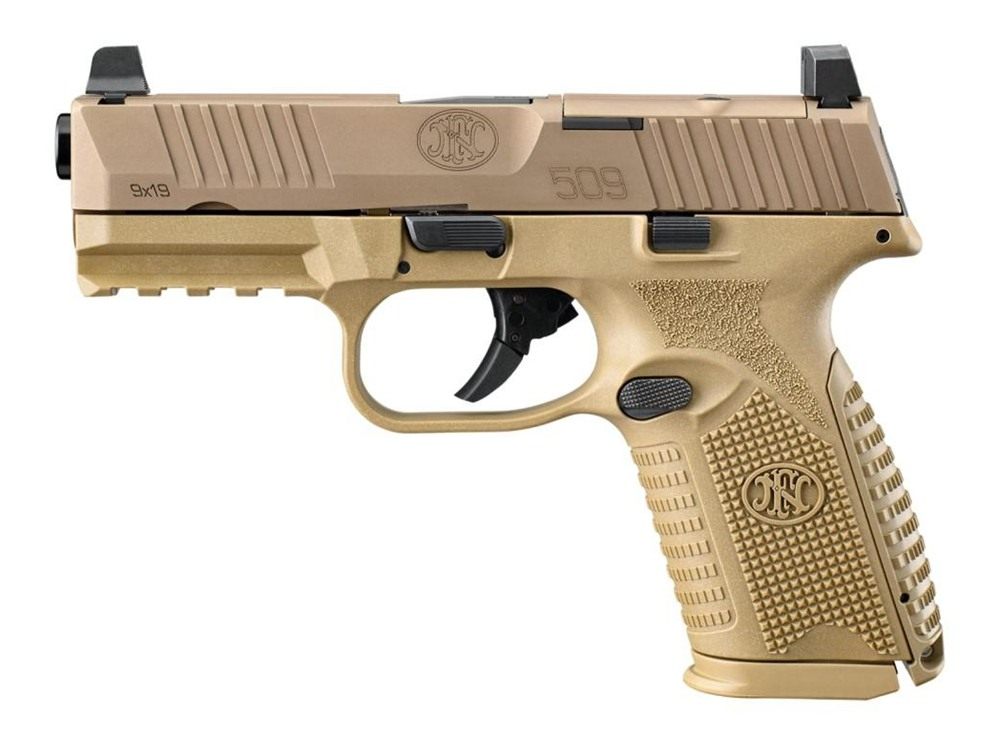 FN USA 66100742 509M MRD Mid-Size 9mm Luger 10+1 4in Black Recessed Crown B view 2