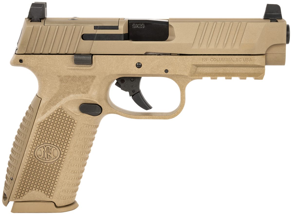 FN America 66100722 509 MRD 9mm Luger 17+1 Black Flat Dark Earth PVD