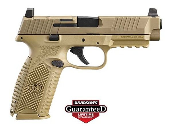 FN America 66100722 509 MRD 9mm Luger 17+1 Black Flat Dark Earth PVD view 3