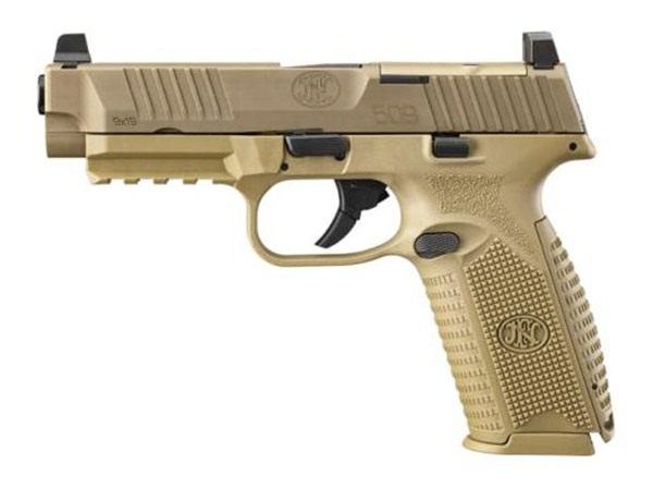 FN America 66100722 509 MRD 9mm Luger 17+1 Black Flat Dark Earth PVD view 5