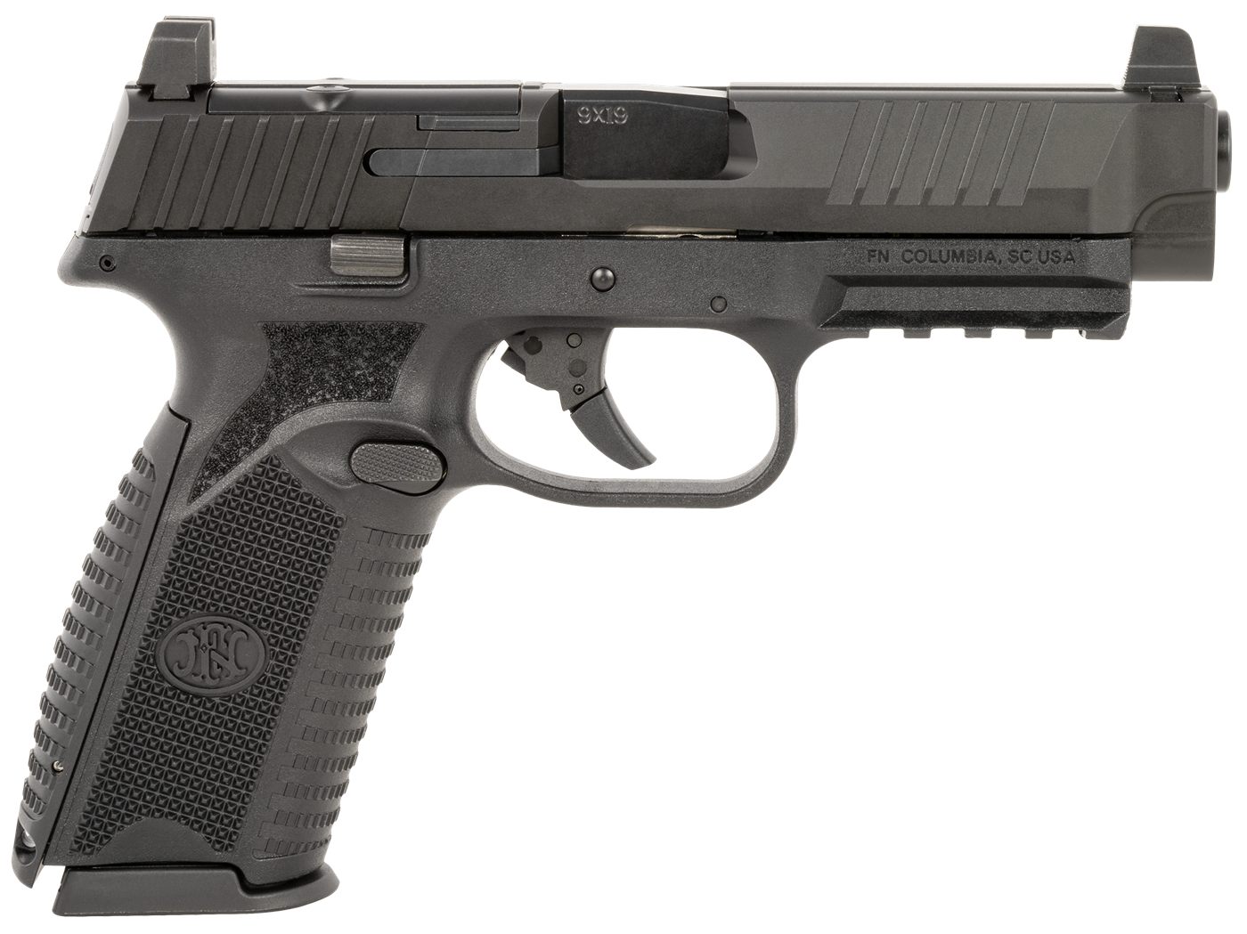 FN USA 509 Fullsize MRD Handgun 9mm Luger 17rd Magazine(2) 4.5in Barrel Bla