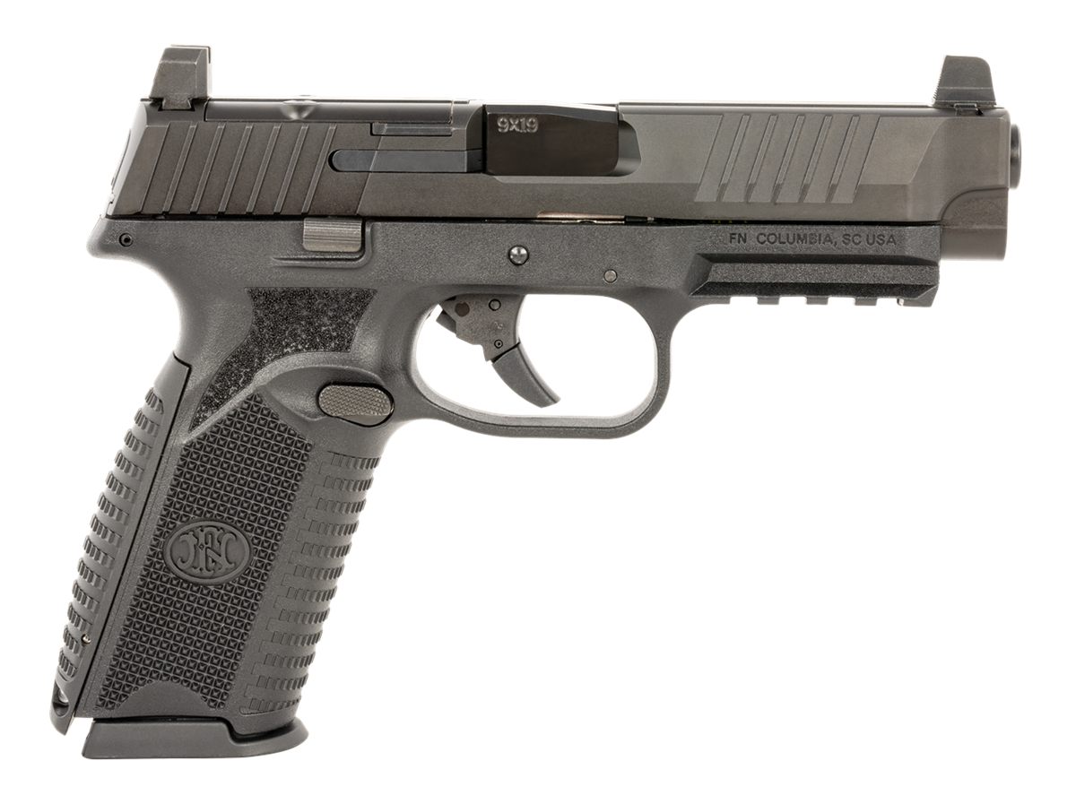 FN USA 509 Fullsize MRD Handgun 9mm Luger 10rd Magazine(2) 4.5in Barrel Bla