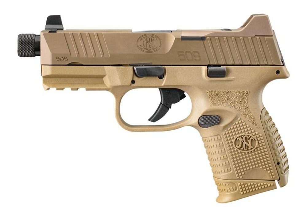 FN America 66100781 509CT Compact 9mm Luger 10+1, 4.32in Black Steel Thread view 3