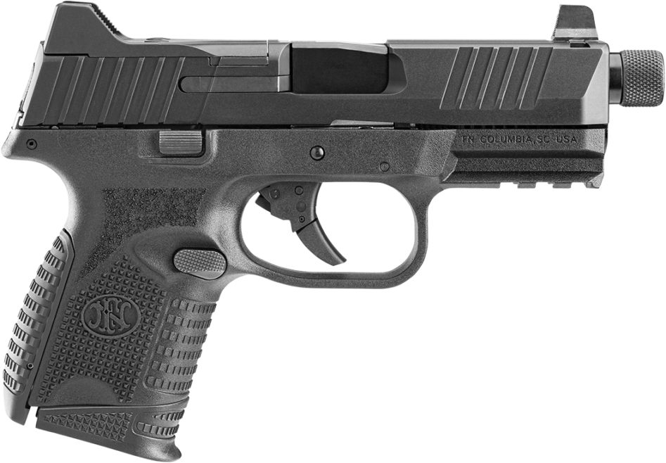 FN USA 66100783 509CT Compact 9mm Luger 10+1, 4.32in Black Steel Threaded B view 2
