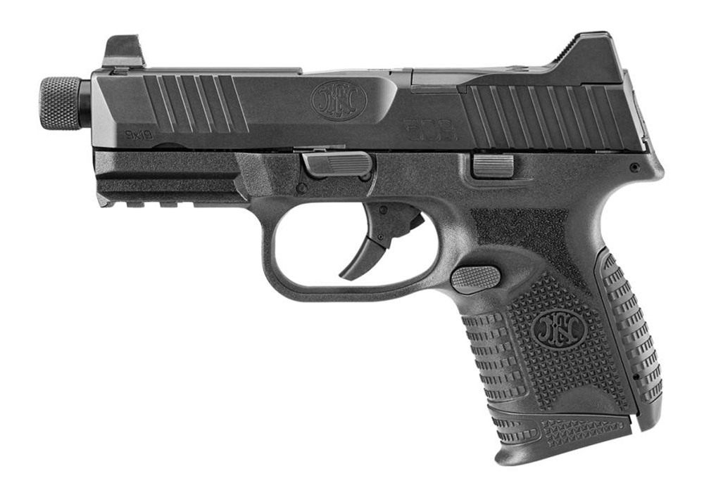 FN USA 66100783 509CT Compact 9mm Luger 10+1, 4.32in Black Steel Threaded B view 3