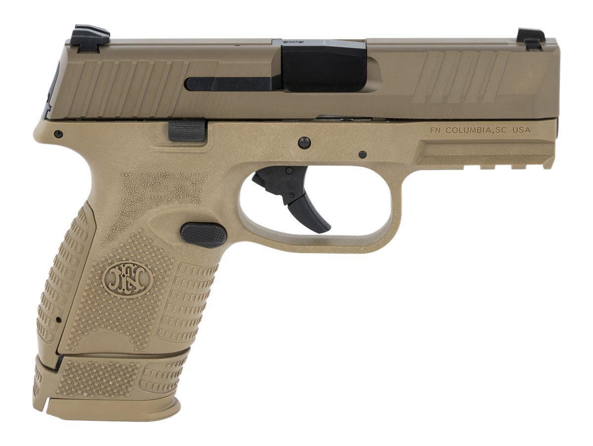 FN America 66100818 509 Compact 9mm Luger 3.70in Barrel 12+1 Or 15+1, Flat