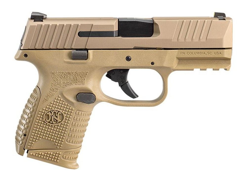 FN America 66100818 509 Compact 9mm Luger 3.70in Barrel 12+1 Or 15+1, Flat view 2