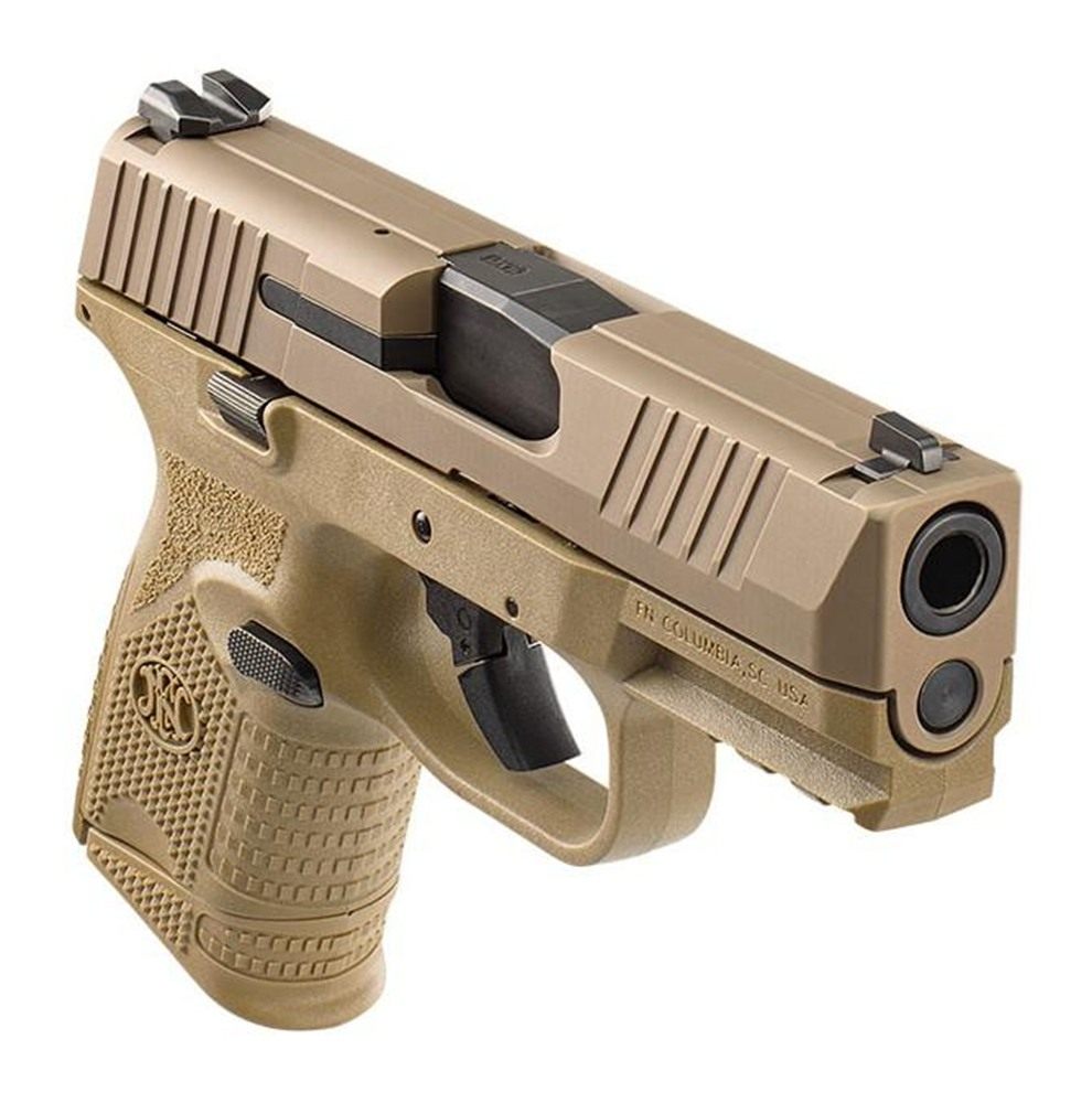 FN America 66100818 509 Compact 9mm Luger 3.70in Barrel 12+1 Or 15+1, Flat view 5