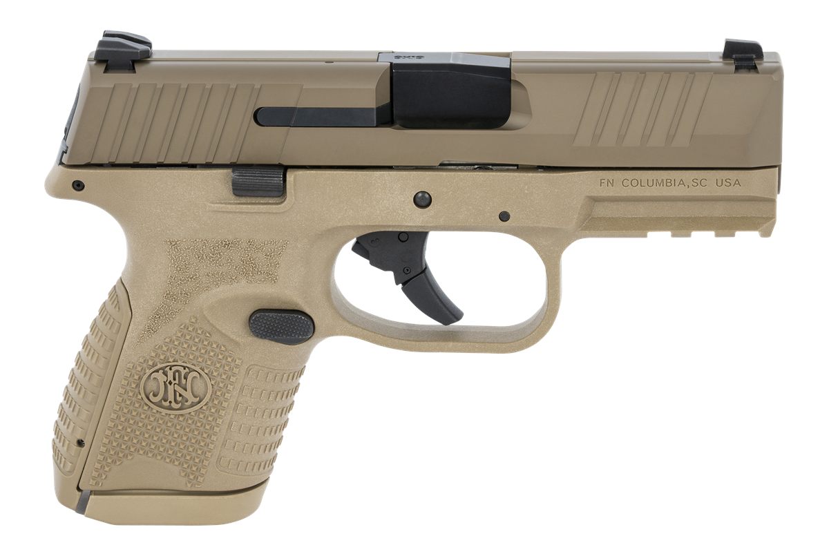FN 66100819 509 Compact 9mm Luger 3.70in Barrel 10+1, Flat Dark Earth Polym
