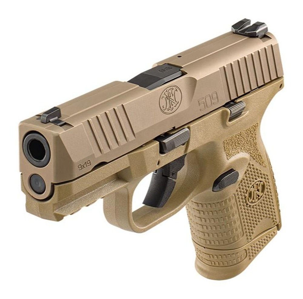 FN 66100819 509 Compact 9mm Luger 3.70in Barrel 10+1, Flat Dark Earth Polym view 2