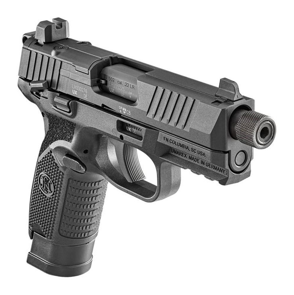 FN America 66101011 502 Tactical 22 LR 10+1 4.60in Steel Threaded Barrel, B view 4