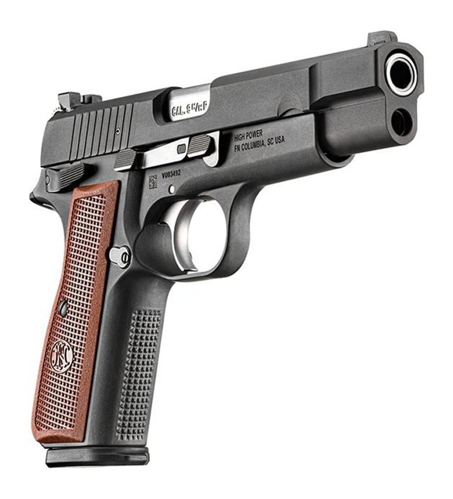 FN America 66100256 High Power 9mm Luger 17+1, 4.70in Black Target Crown St view 5