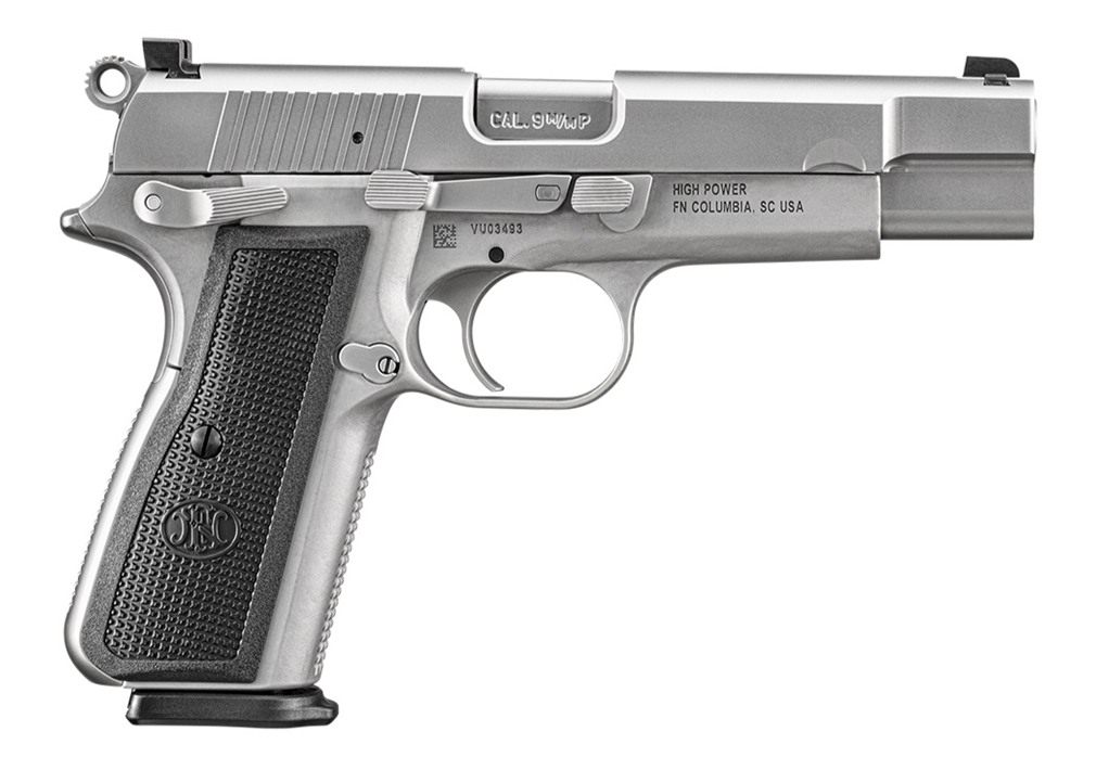 FN America High Power 9mm Pstl Sts/sts DS 2-17rd