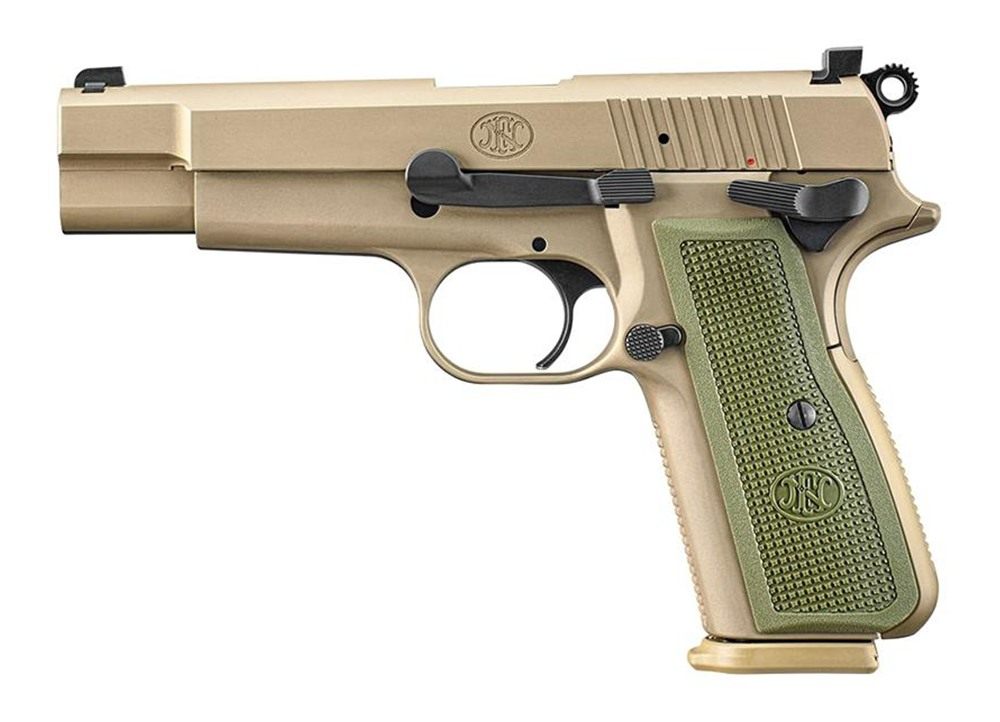 FN America 66101069 High Power 9mm Luger 17+1, 4.70in Black Target Crown St view 3