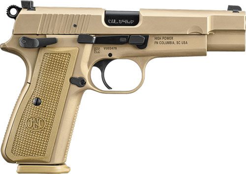 FN America 66101069 High Power 9mm Luger 17+1, 4.70in Black Target Crown St view 7
