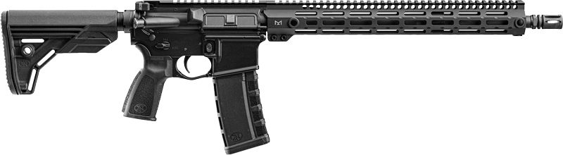 FN 36100658 FN 15 Tac3 Duty 5.56x45mm NATO 16" Chrome-Lined Barrel 30+1,  Black Anodized Rec/Lightweight, 15" M-LOK Handguard, Black 6 Position Collapsible Stock, Optics ready view 3