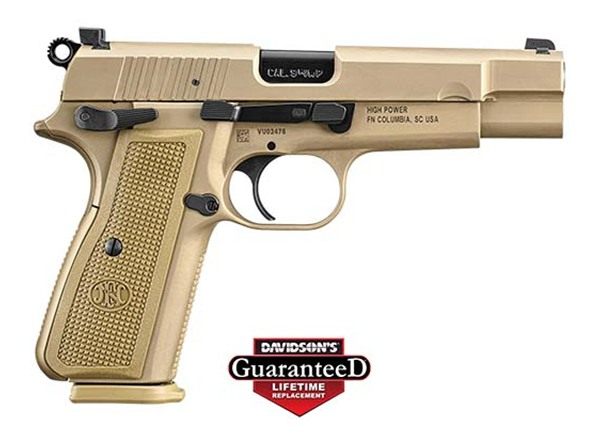 FN America 66101117 High Power 9mm Luger 10+1, 4.70in Black Target Crown St view 7