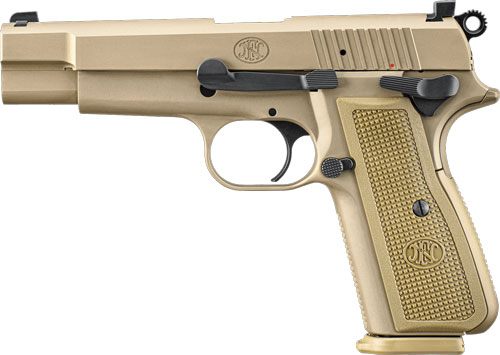 FN America 66101117 High Power 9mm Luger 10+1, 4.70in Black Target Crown St view 8