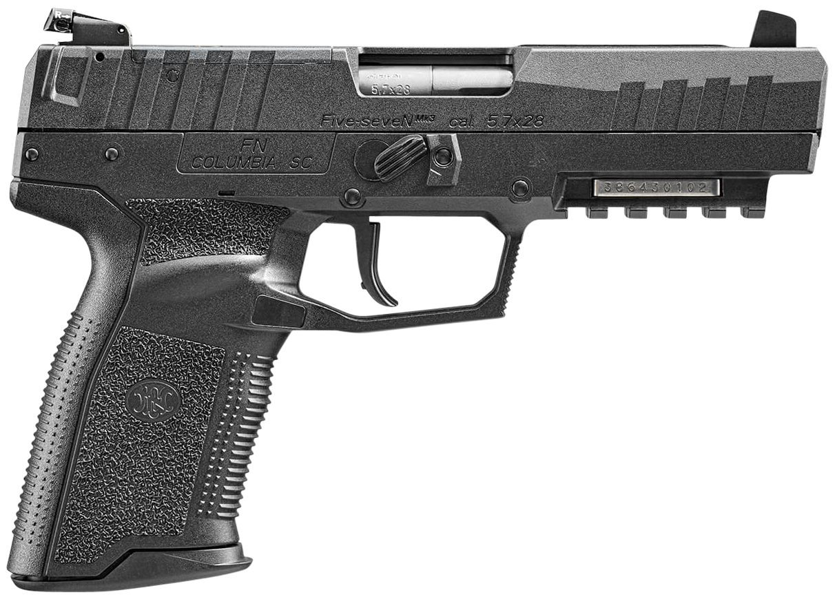 FN America 66101274 Five-seveN MRD 5.7x28mm 20+1 4.80in Black Steel Barrel view 2