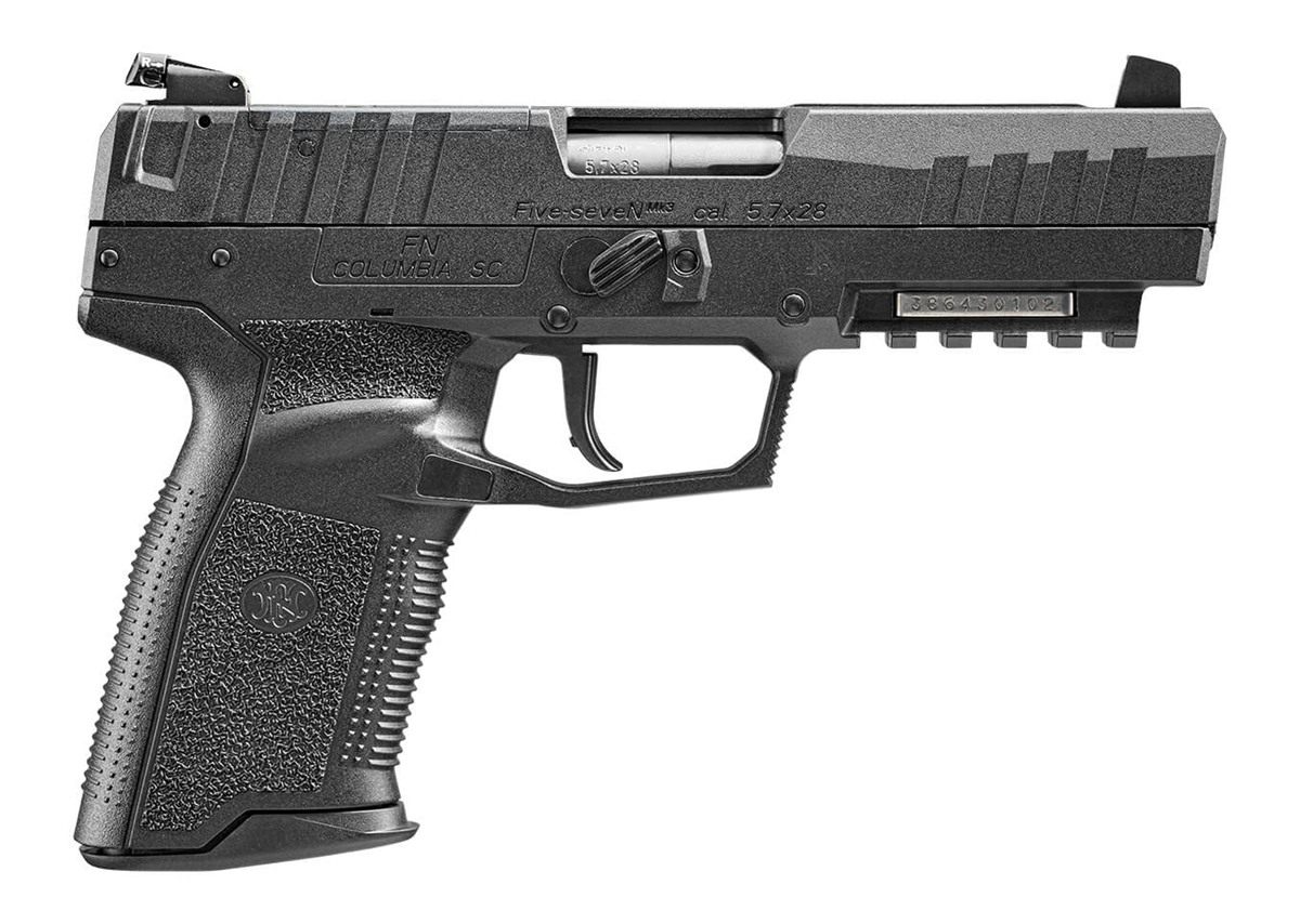 FN America 66101276 Five-seveN MRD 5.7x28mm 10+1 4.80in Black Steel Barrel