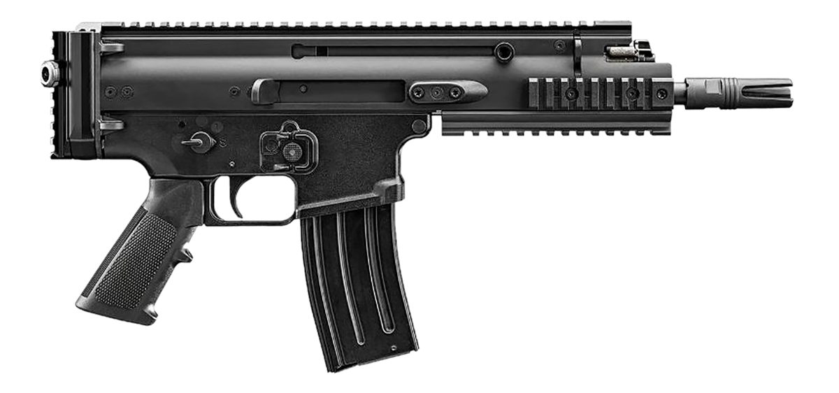 FN America 38101240 Scar 15P 5.56x45mm 30+1 7.50in Black Chrome Lined Steel