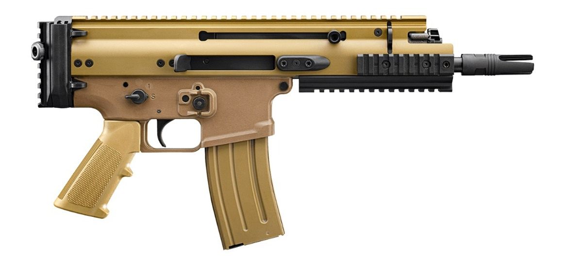 FN 38101241 Scar 15P 5.56x45mm 30+1 7.50in Chrome Lined Steel Barrel, Flat view 2