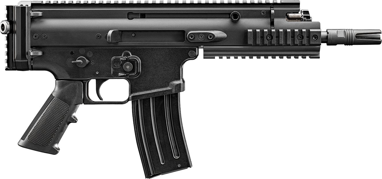FN 38101244 Scar 15P 5.56x45mm 10+1 7.50in Black Anodized Chrome Lined Stee view 2