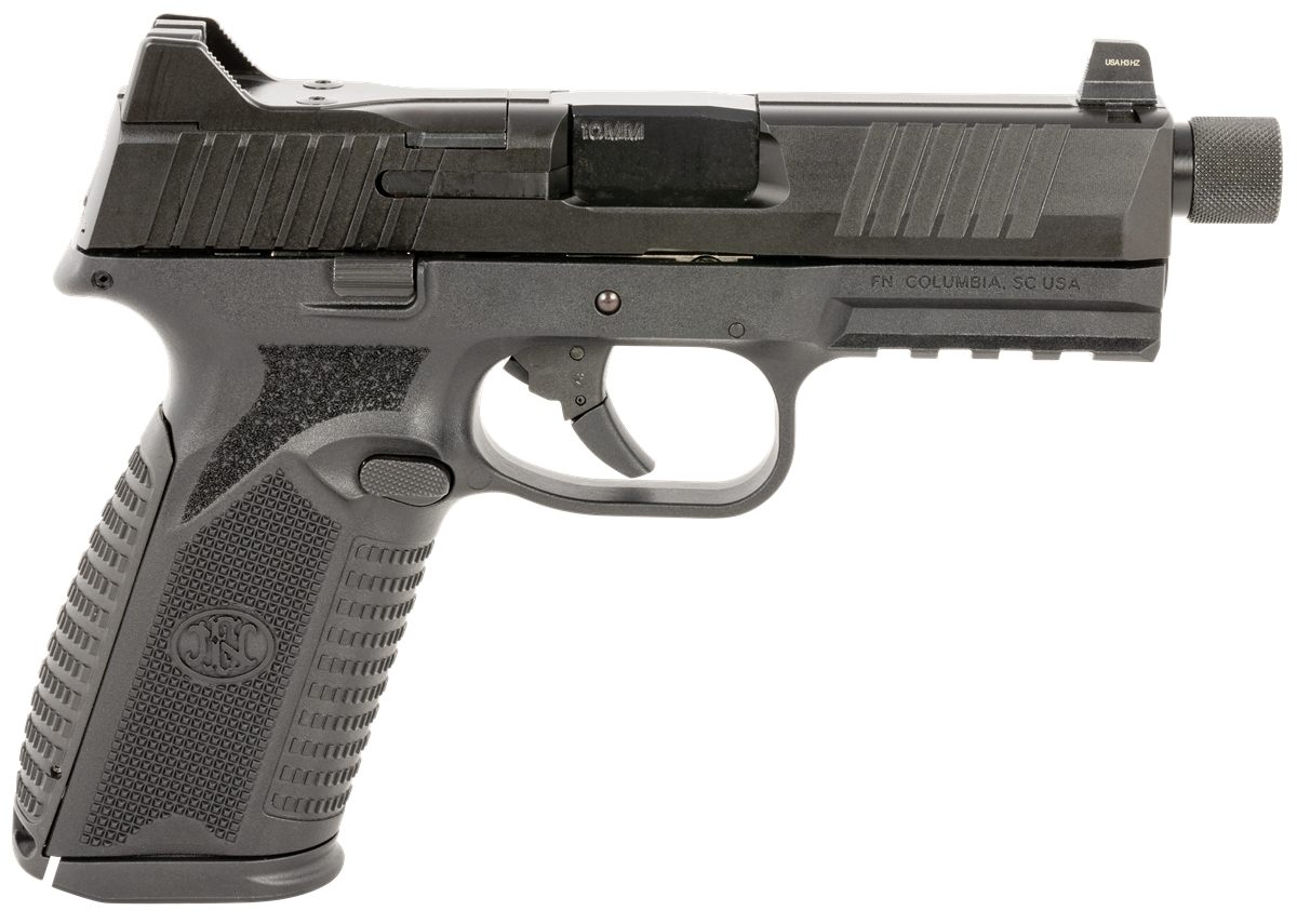 Fn 66101377 510 Tactical Full Size 10mm Auto 10+1, 4.71in Black Target Crow