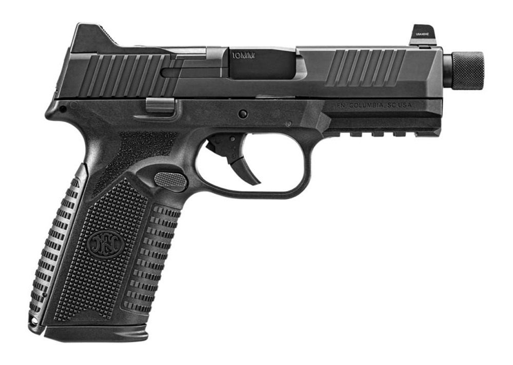 Fn 66101377 510 Tactical Full Size 10mm Auto 10+1, 4.71in Black Target Crow view 3