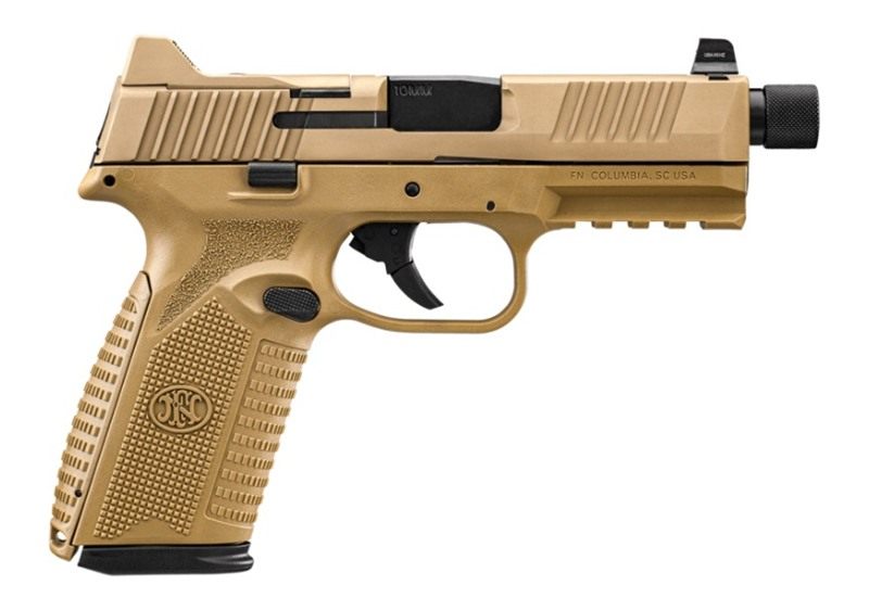 FN 66101376 510 Tactical Full Size 10mm Auto 22+1, 4.71in Black Target Crow view 2