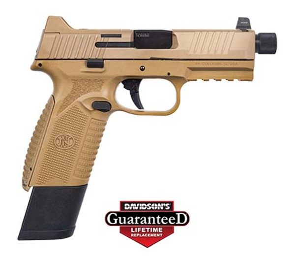 FN 66101376 510 Tactical Full Size 10mm Auto 22+1, 4.71in Black Target Crow view 3