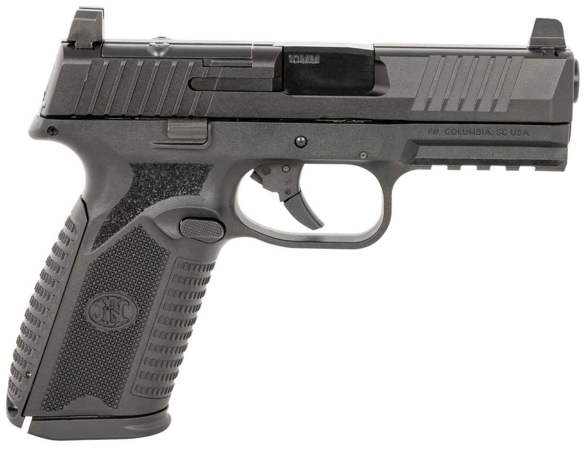 FN America 66101381 510 MRD Full Size 10mm Auto 10+1, 4.10in Black Target C